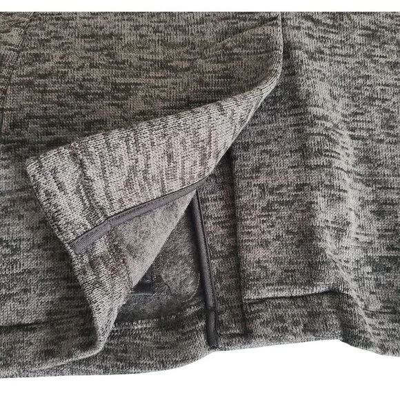 Lands End Women's Gray Textured Blazer Jacket XL/P 18 Polyester Soft Comfy - Picture 11 of 11